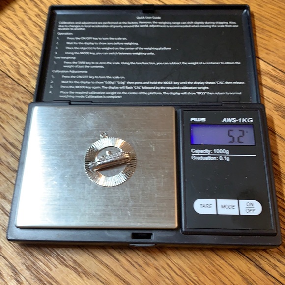 Vintage Sterling Cruise Ship Circle Disc Charm - Picture 16 of 16